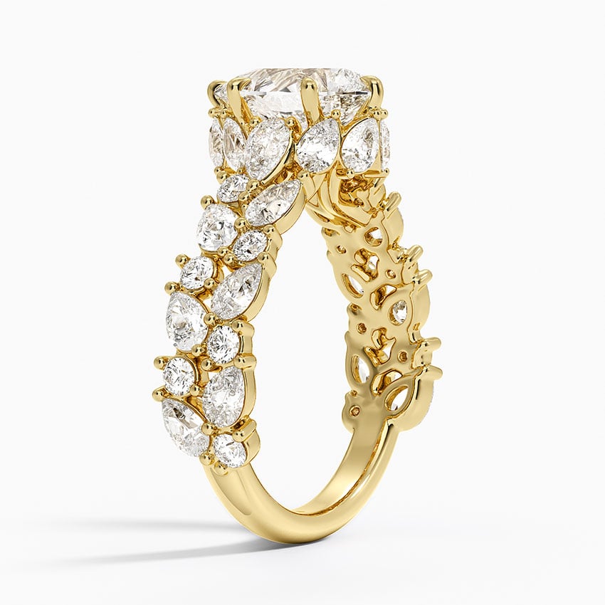 18K Yellow Gold Olivetta Double Row Diamond Ring (2 1/2 ct. tw.)