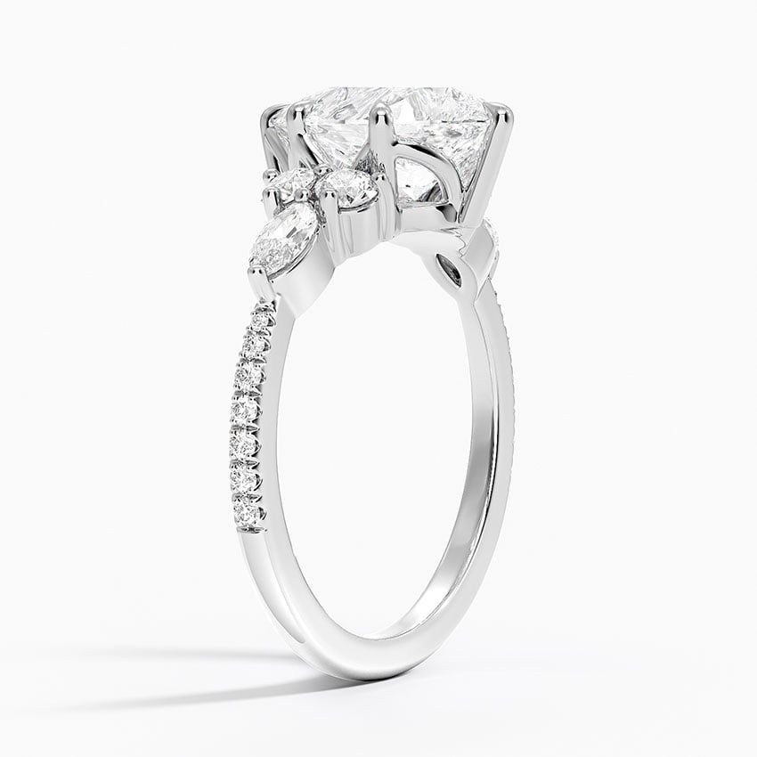 Luxe Marquise and Round Diamond Setting