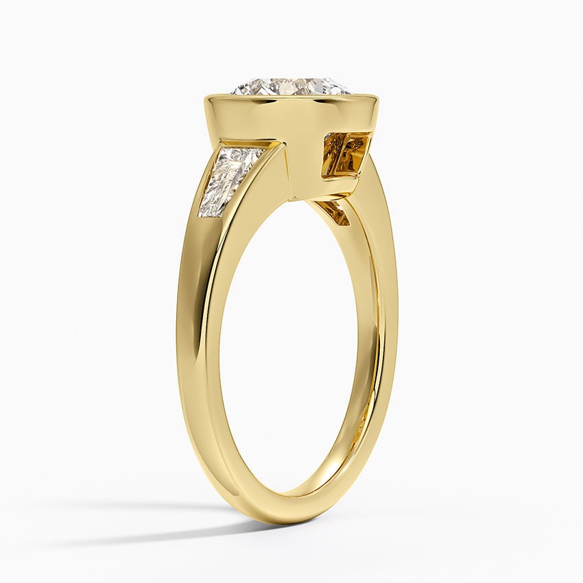 Hayes Three Stone Baguette Diamond Ring