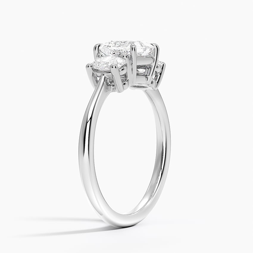 Oval-Cut Three Stone Diamond Ring
