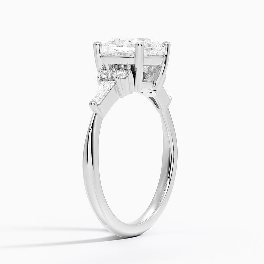 18K White Gold Yvonne Diamond Ring