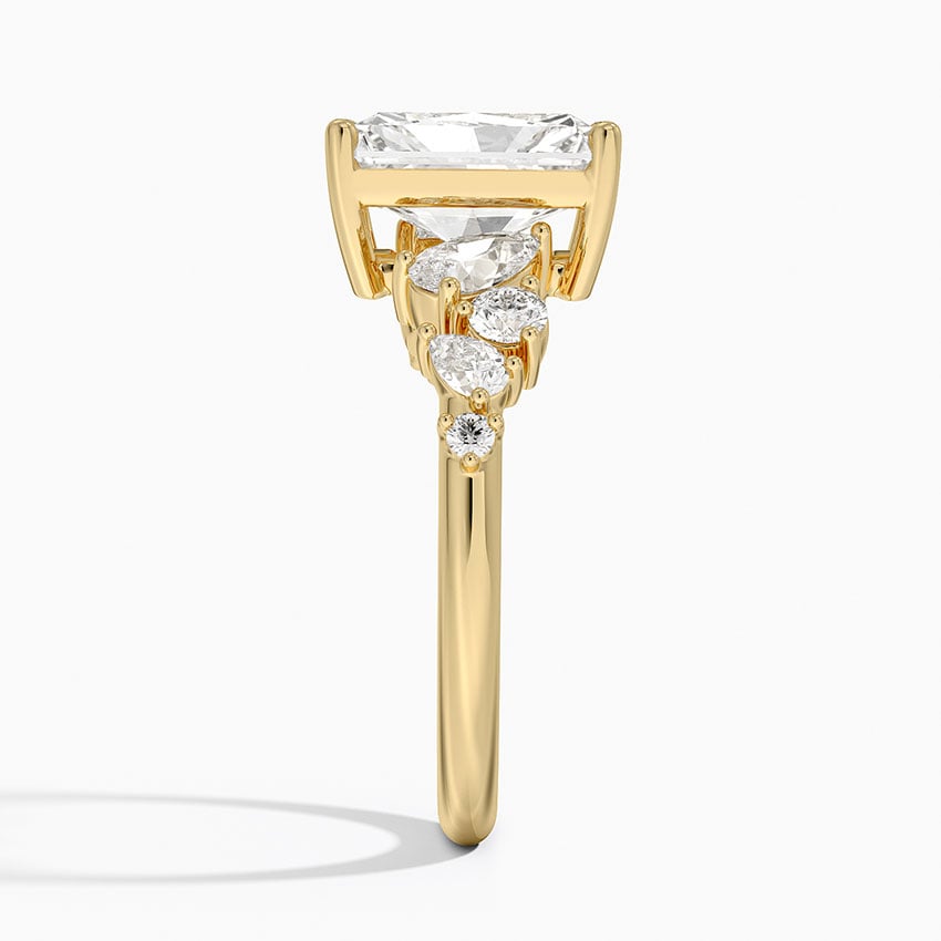 18K Yellow Gold Olivetta Tapered Diamond Ring (1/2 ct. tw.)