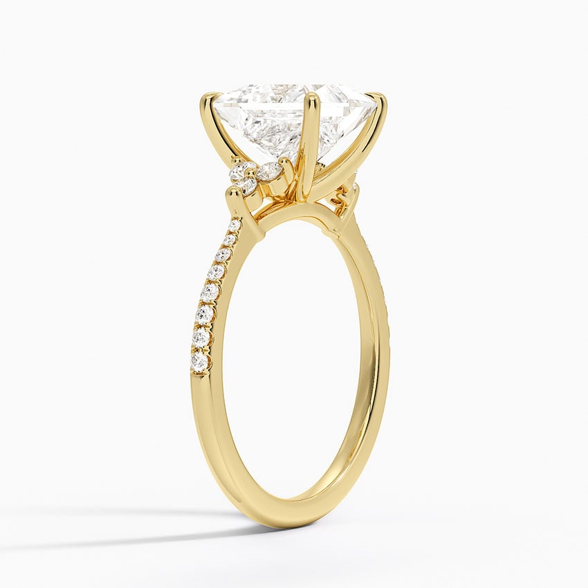 Trio Cluster Pavé Diamond Ring
