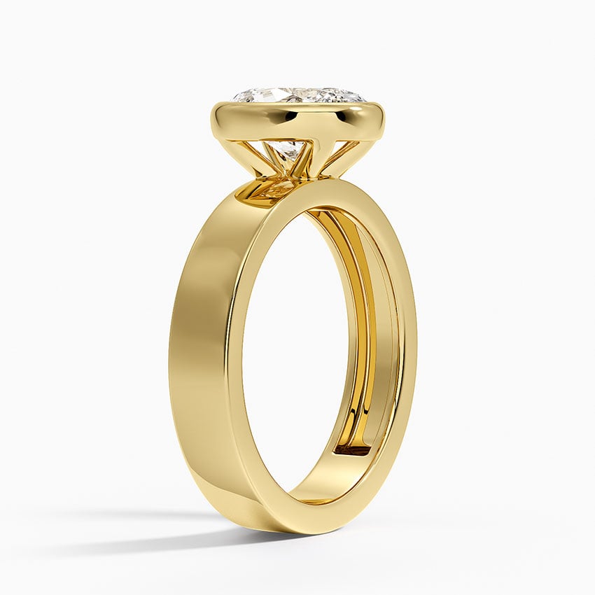 Peyton Bezel Diamond Solitaire Ring