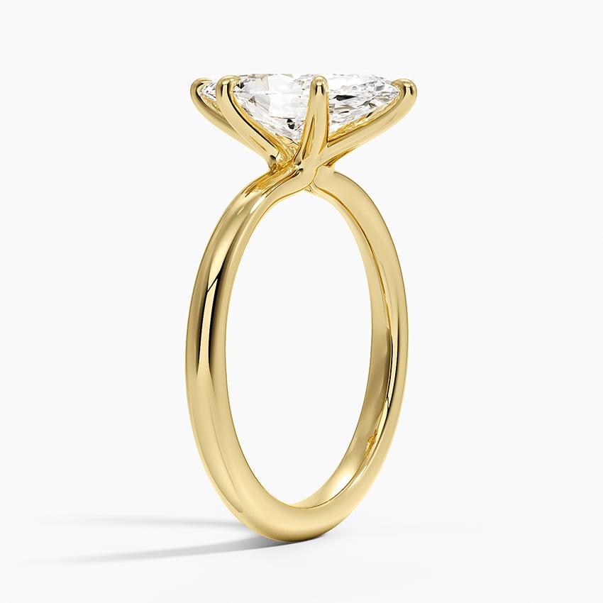 18K Yellow Gold Manon Solitaire Ring