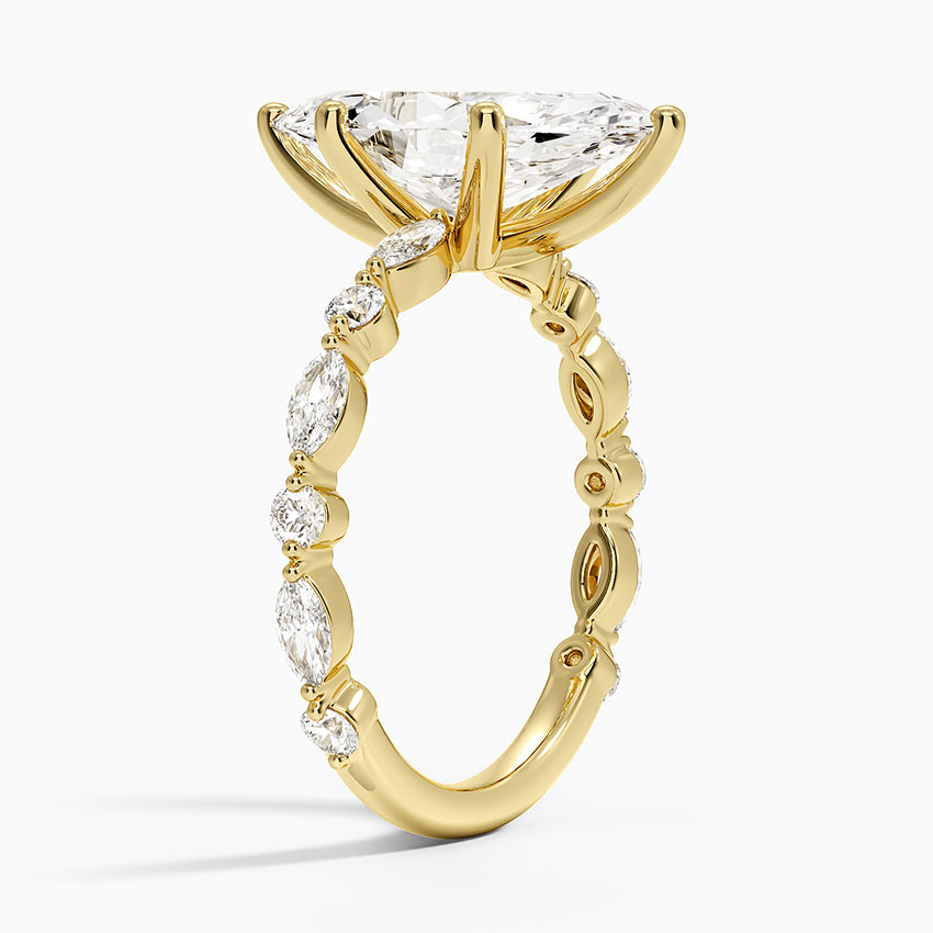 18K Yellow Gold Luxe Versailles Diamond Ring (1/2 ct. tw.)