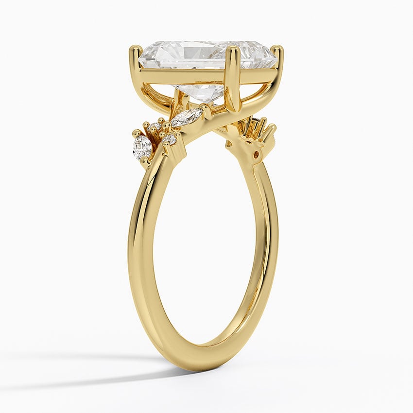 Marquise Cluster Engagement Ring - Arden