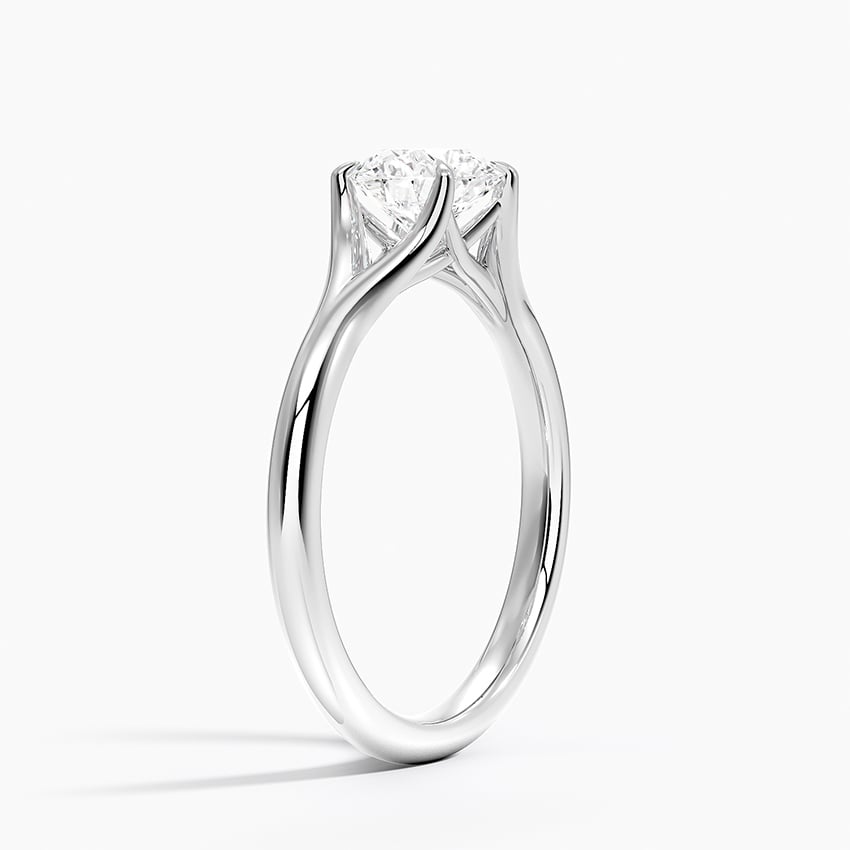 PT Morganite Reverie Solitaire Ring, large top view