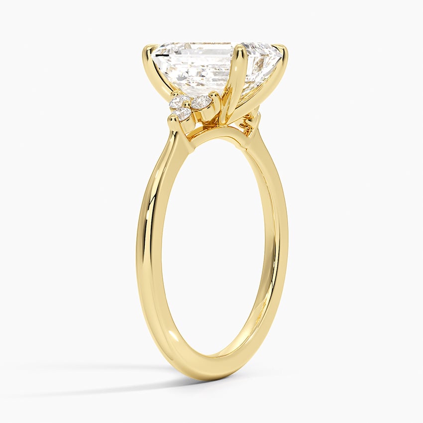 Trio Cluster Engagement Ring