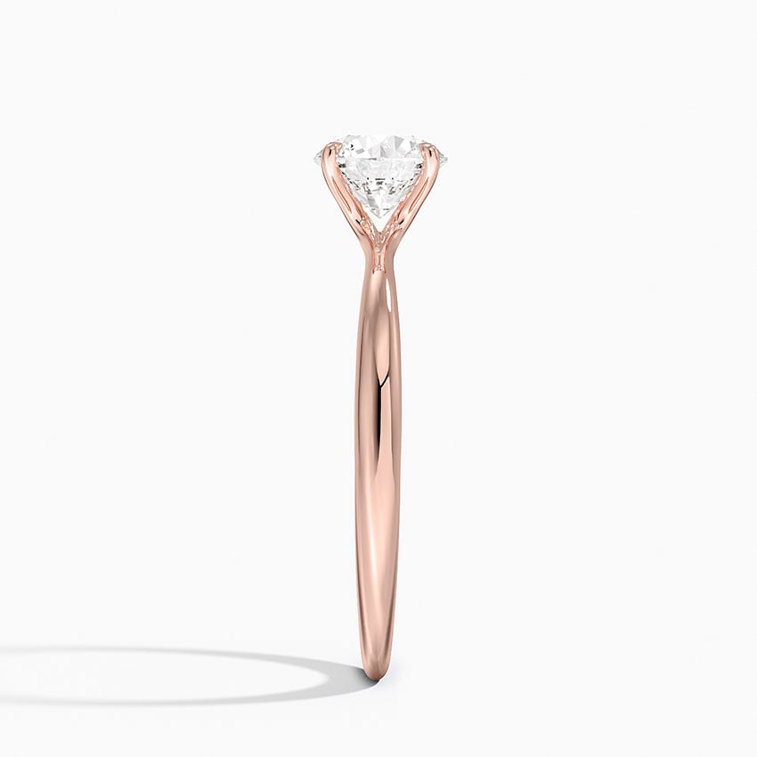 14K Rose Gold Freesia 2mm Solitaire Ring