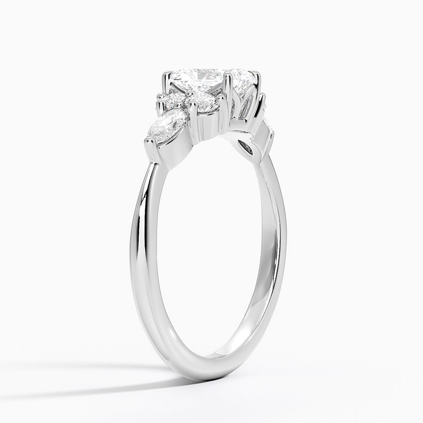18K White Gold Luxe Nadia Diamond Ring