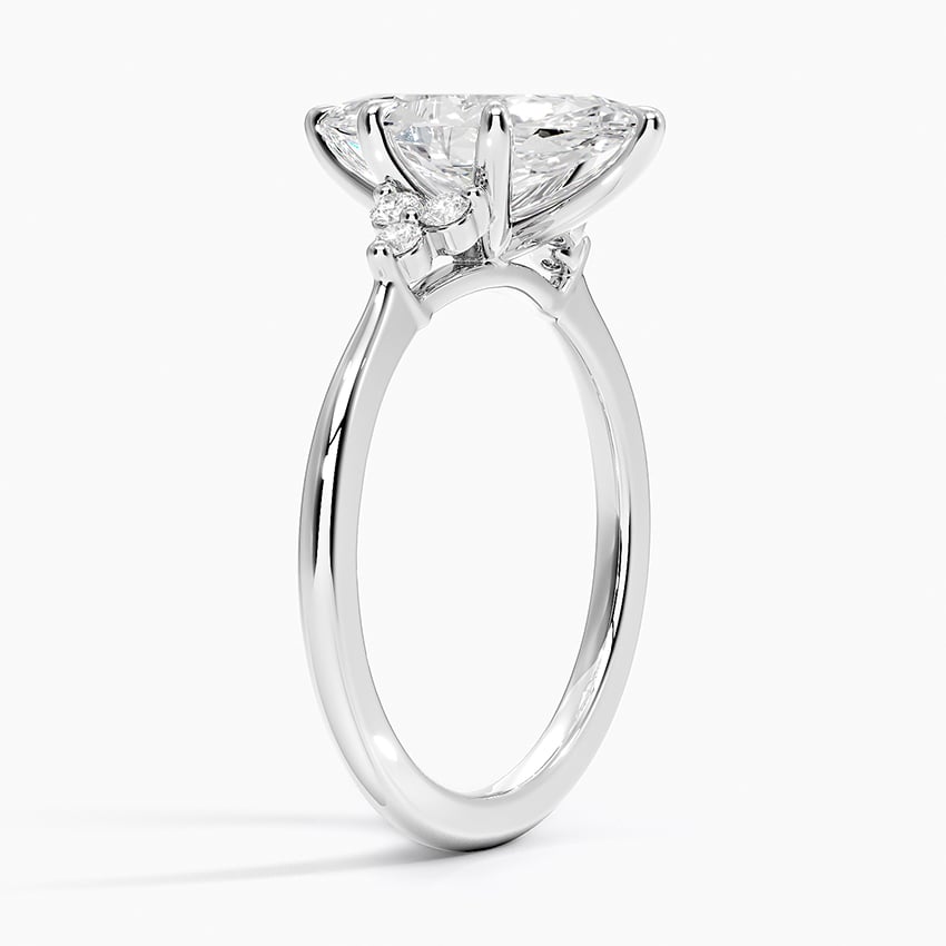 18K White Gold Melody Diamond Ring