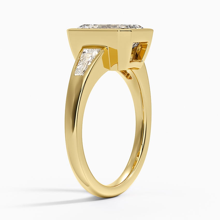 Hayes Three Stone Baguette Diamond Ring