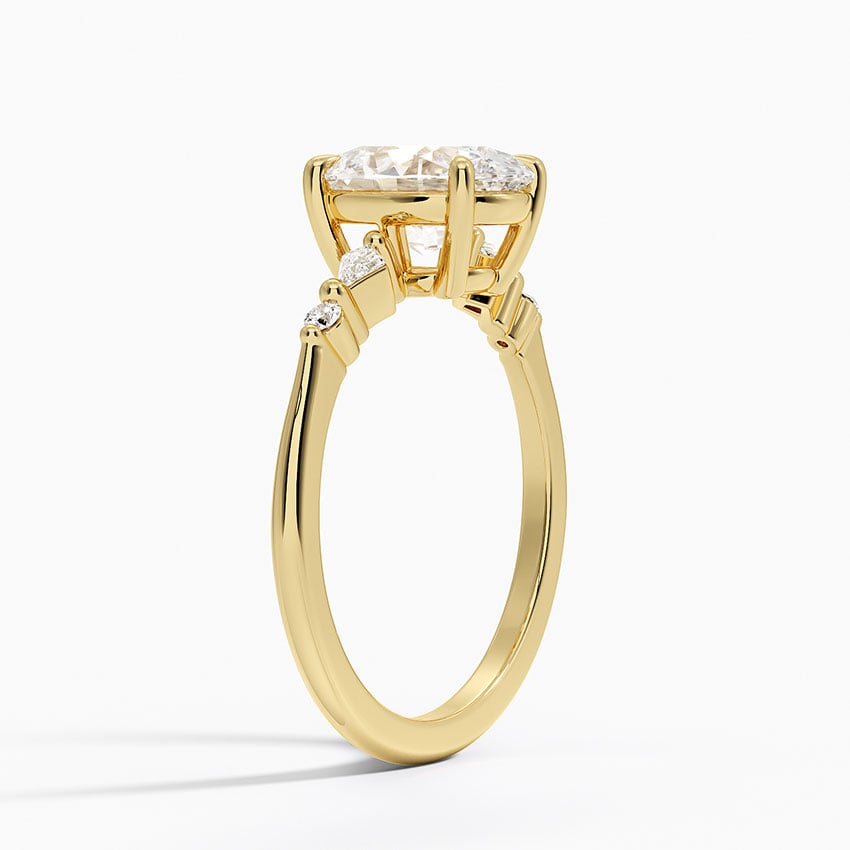 18K Yellow Gold Soraya Diamond Ring