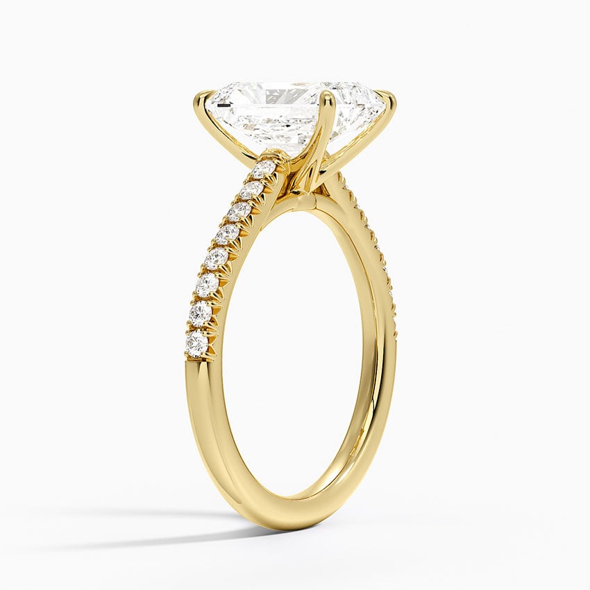 18K Yellow Gold Delicate Sienna Diamond Ring