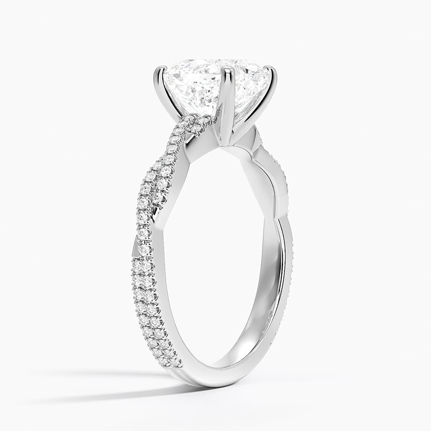 Scalloped Engagement Ring