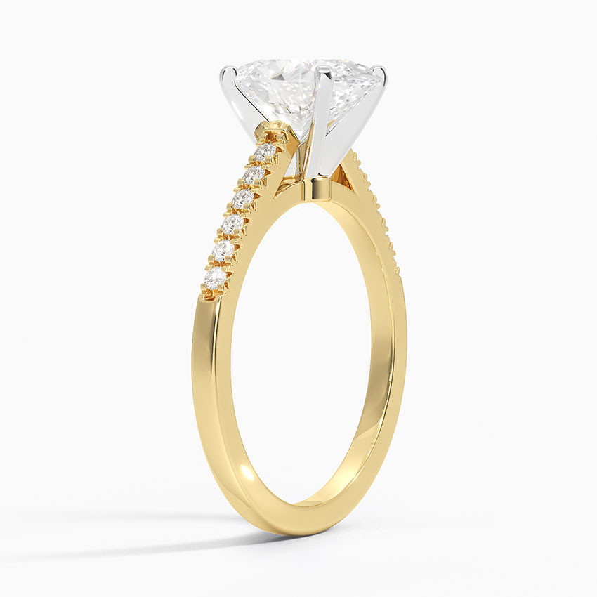 18K Yellow Gold Sonora Diamond Ring