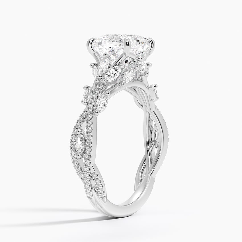Luxe Secret Garden Diamond Engagement Ring