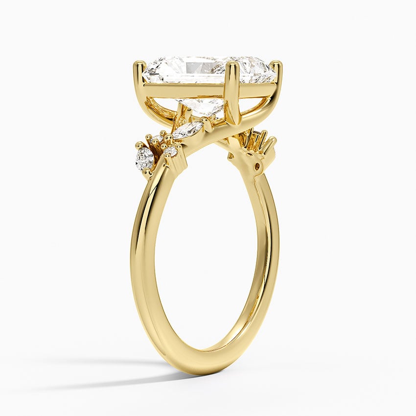 Marquise Cluster Engagement Ring - Arden