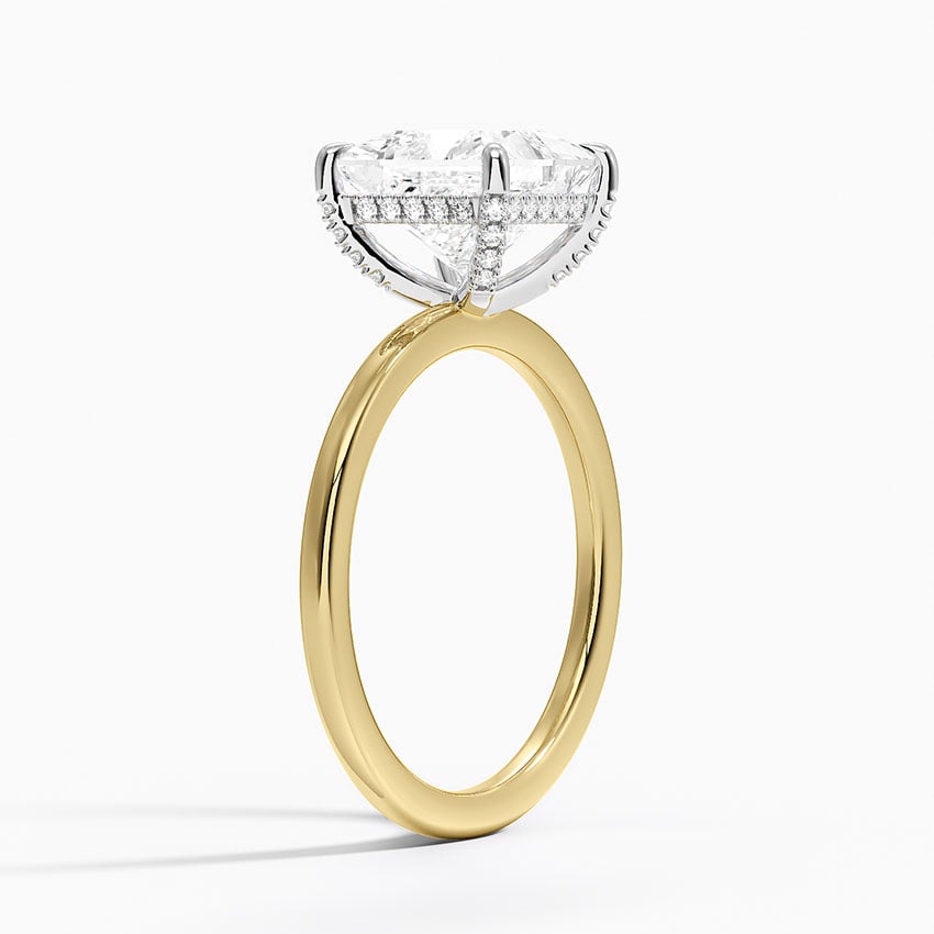 Mixed Metal Lumiere Diamond Ring