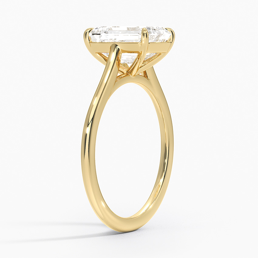18K Yellow Gold Provence Solitaire Ring