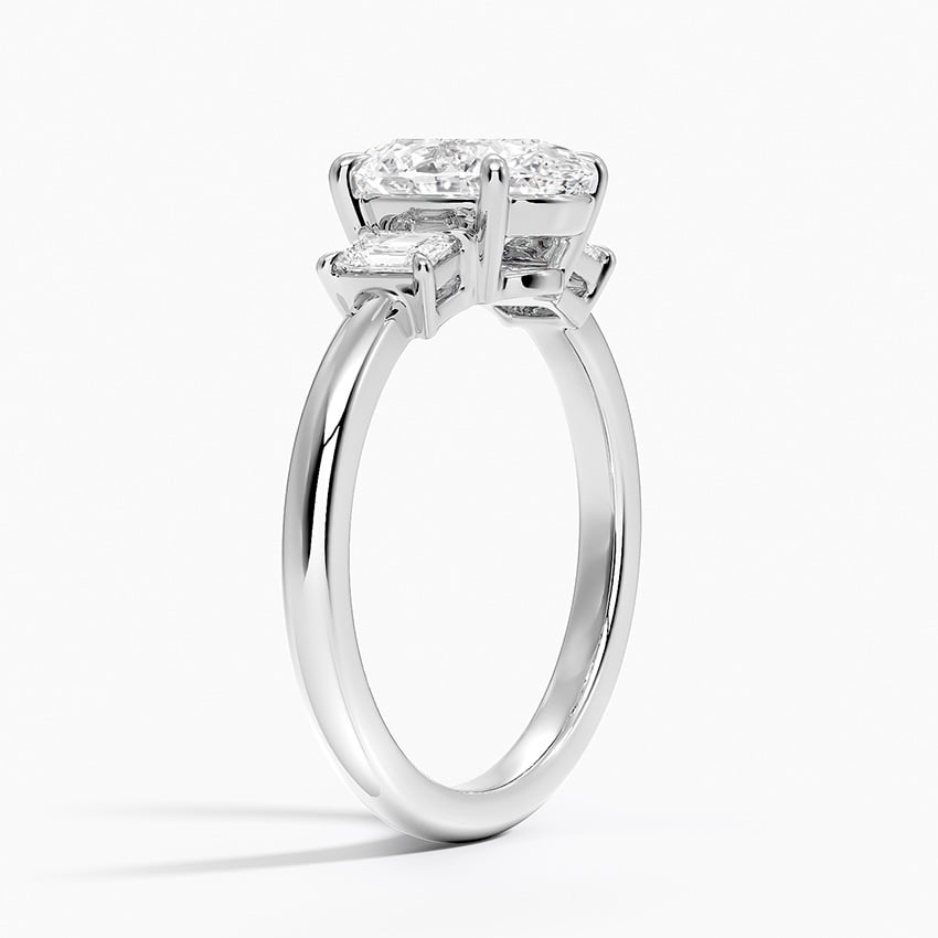 18K White Gold Petite Rhiannon Three Stone Diamond Ring (1/4 ct. tw.)