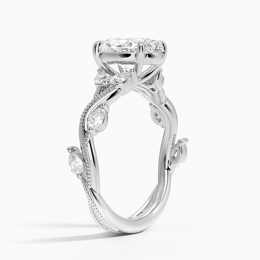 18K White Gold Vintage Secret Garden Diamond Ring (3/8 ct. tw.)