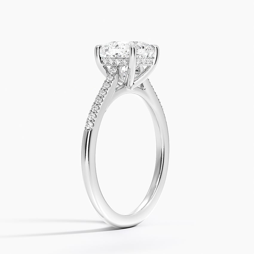 Lissome Half-Coverage Diamond Ring