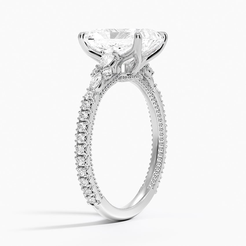 18K White Gold Primrose Diamond Ring