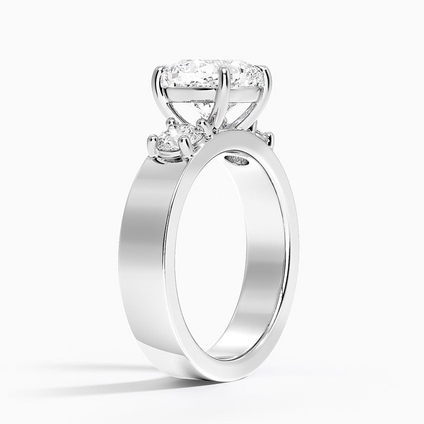 Platinum Peyton Three Stone Diamond Ring (1/2 ct. tw.)
