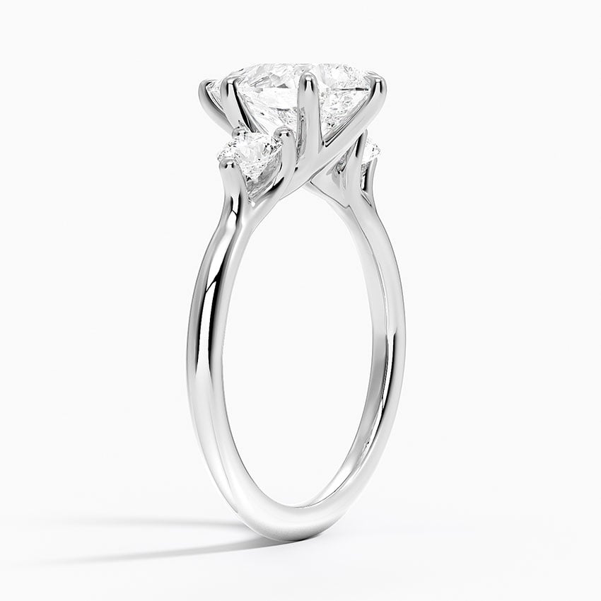 Freesia Three Stone Diamond Ring