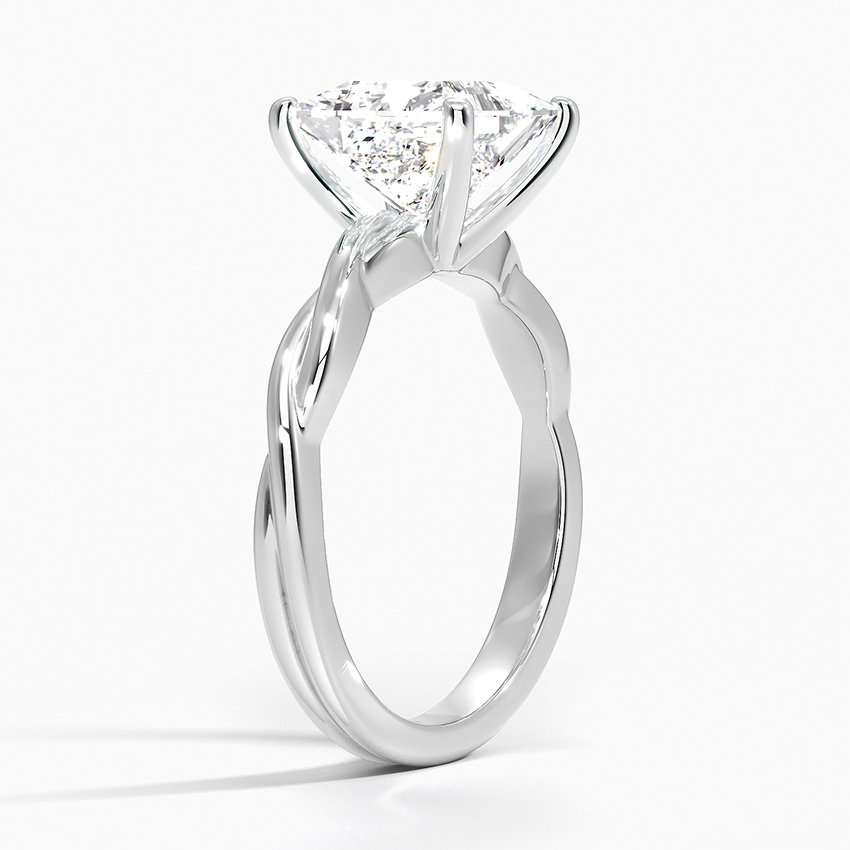 Twisted Vine Engagement Ring - Solitaire