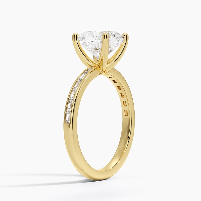 Tabitha Channel Set Baguette Diamond Ring