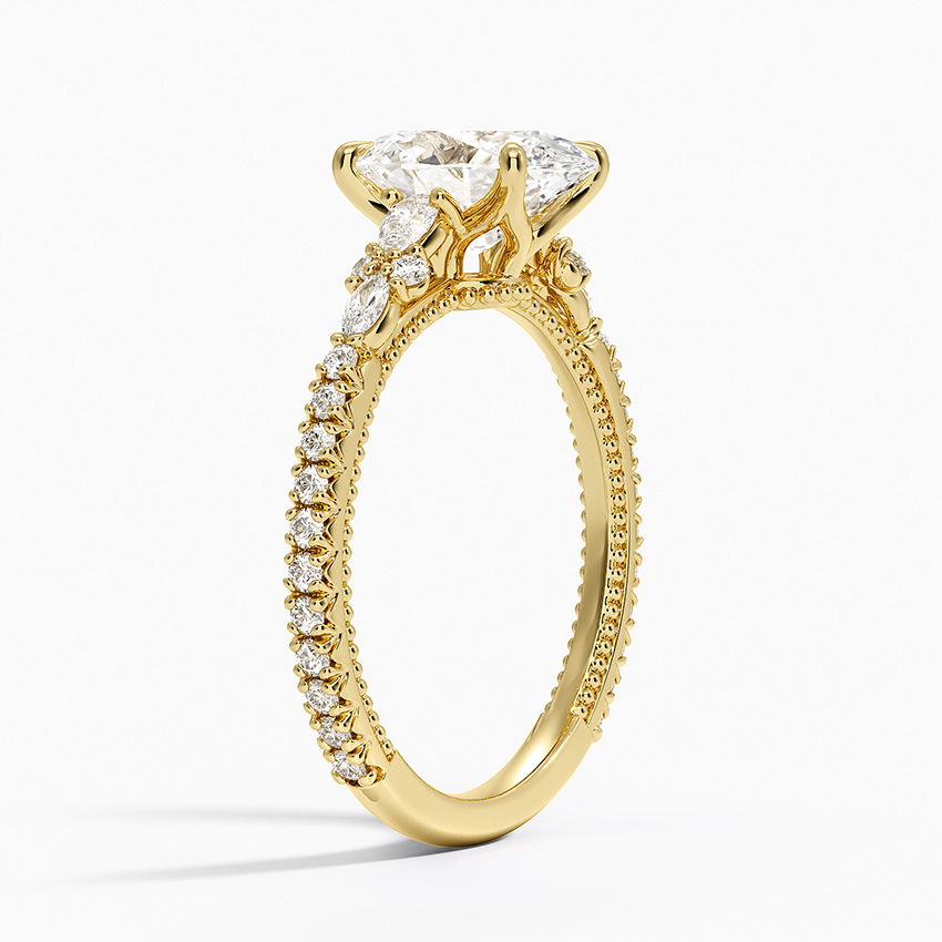 18K Yellow Gold Primrose Diamond Ring