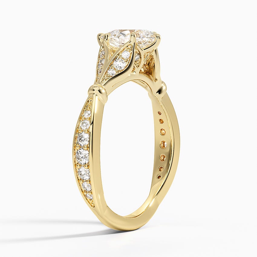 18K Yellow Gold Zinnia Diamond Ring (1/3 ct. tw.)