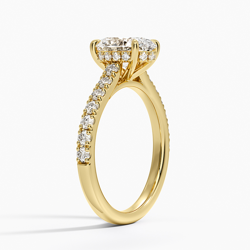 18K Yellow Gold Grand Lissome Diamond Ring