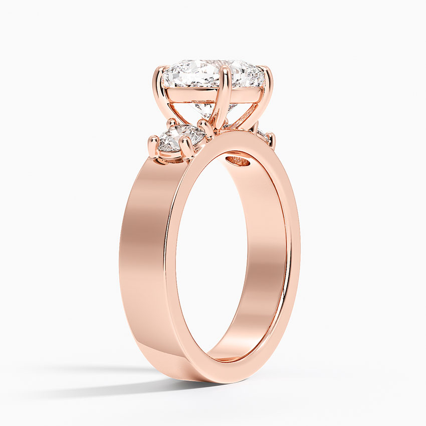 14K Rose Gold Peyton Three Stone Diamond Ring (1/2 ct. tw.)