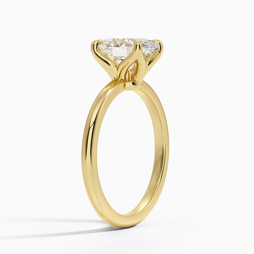 18K Yellow Gold Elodie Solitaire Ring