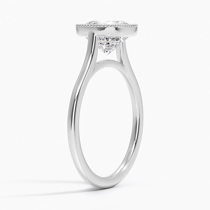 18K White Gold Margot Bezel Ring