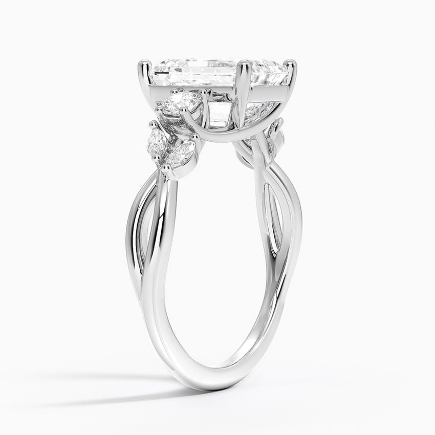 Willow Three Stone Diamond Ring - Brilliant Earth