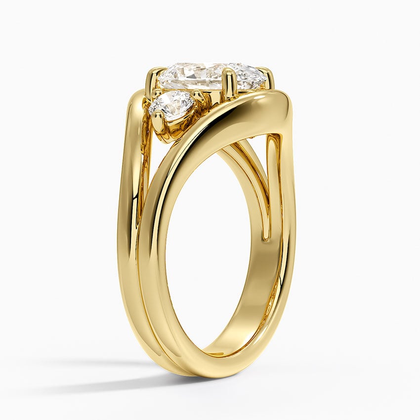 Frame Three Stone Diamond Ring (1/3 ct. tw.)