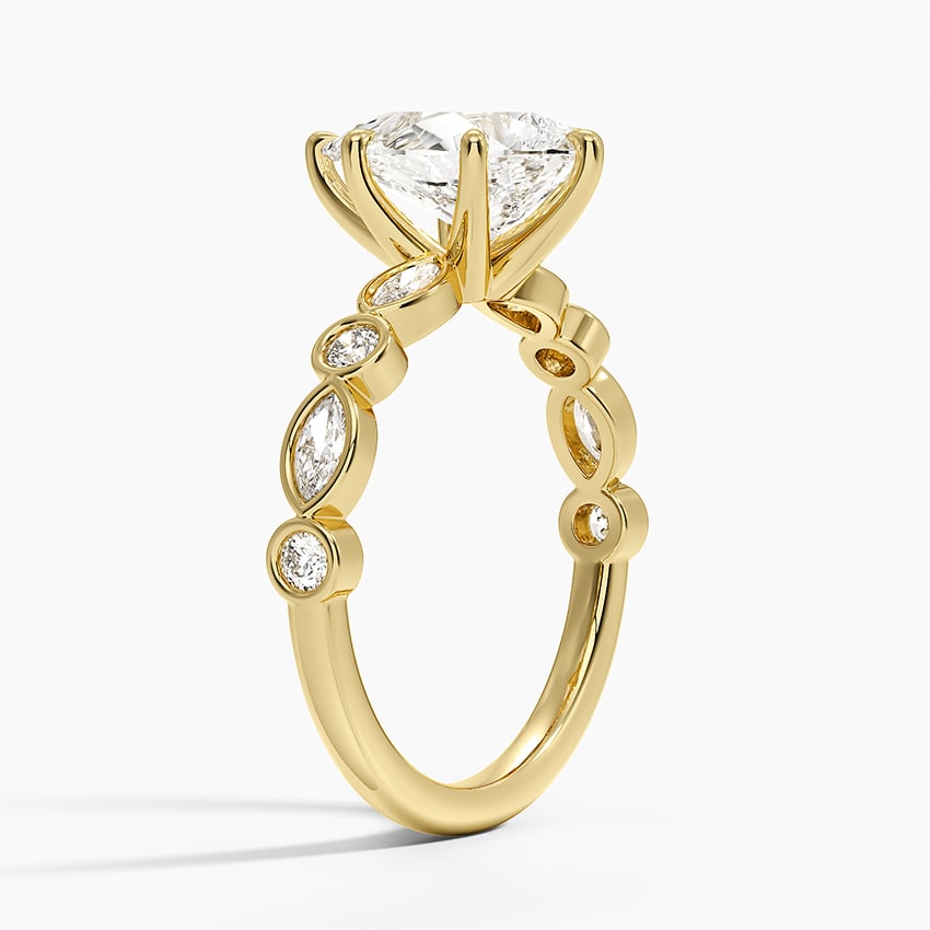 Versailles Bezel Diamond Engagement Ring
