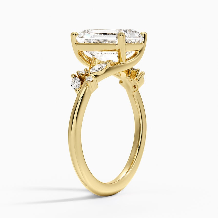 Marquise Cluster Engagement Ring - Arden