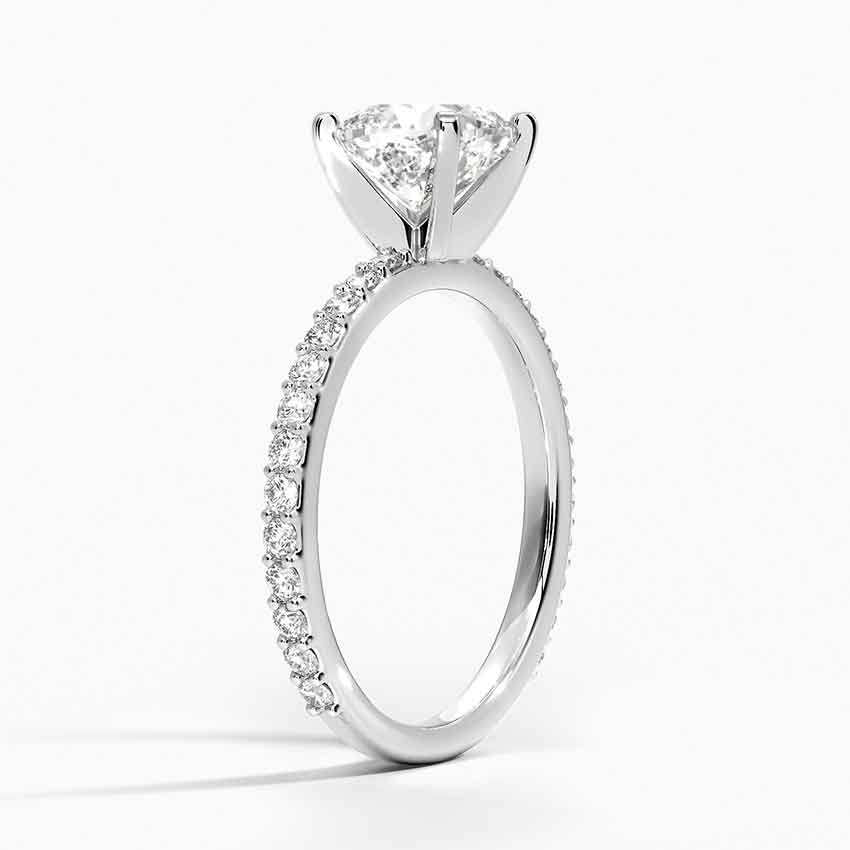 Luxe Petite Shared Prong Diamond Ring | Brilliant Earth