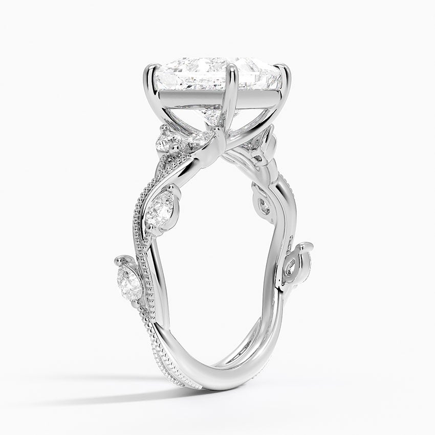 18K White Gold Vintage Secret Garden Diamond Ring (3/8 ct. tw.)