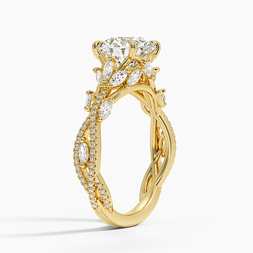 18K Yellow Gold Luxe Secret Garden Diamond Ring (3/4 ct. tw.)