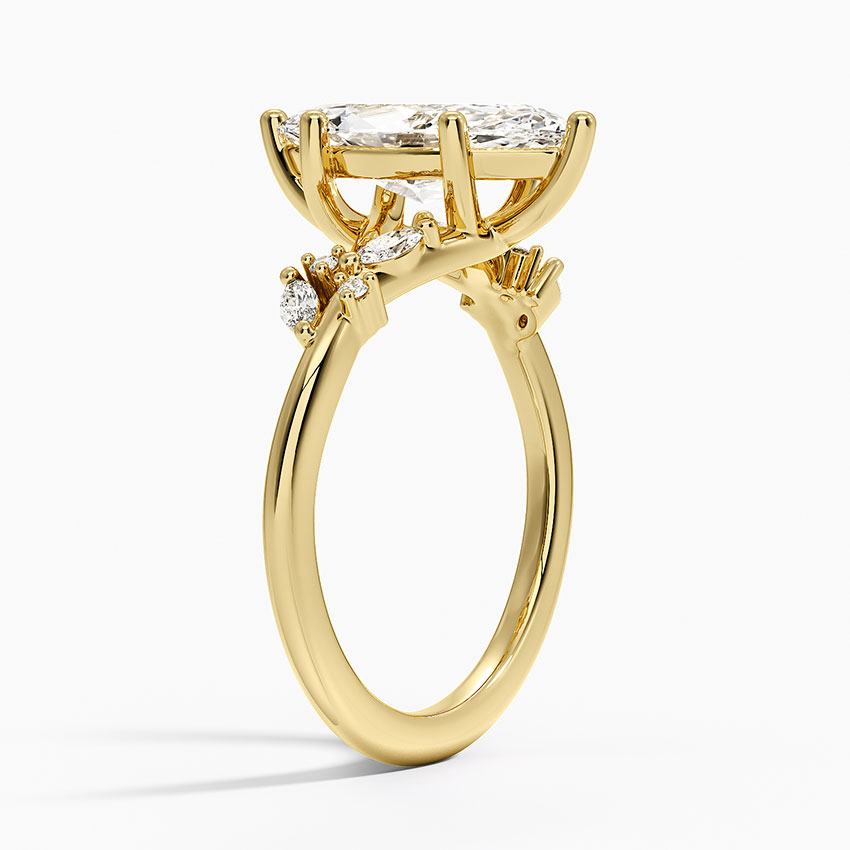 Marquise Cluster Engagement Ring - Arden