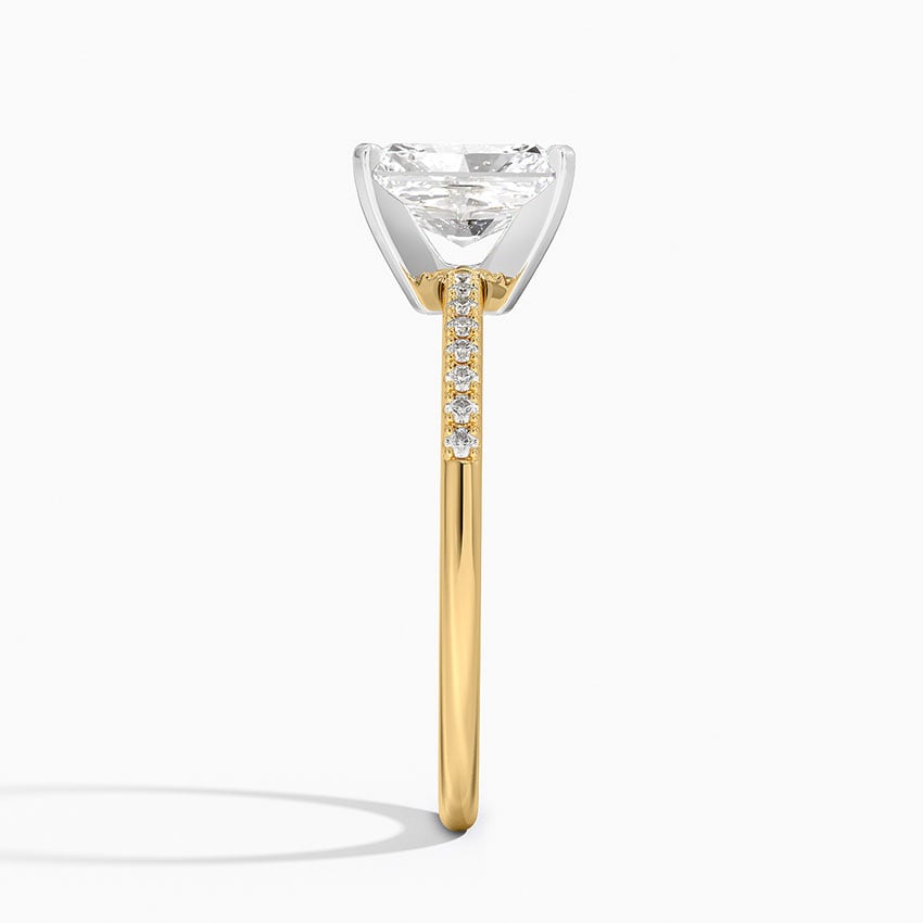 18K Yellow Gold Whisper Diamond Ring