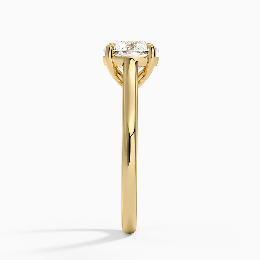 2mm Provence Solitaire Ring in 18K Yellow Gold
