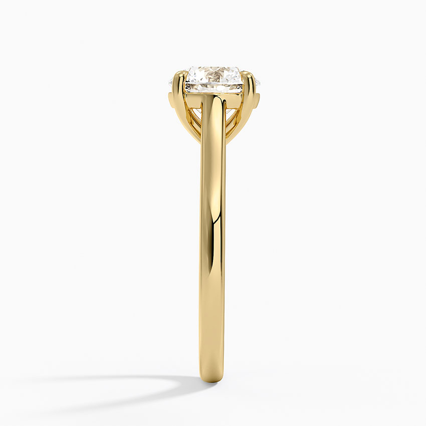 2mm Provence Solitaire Ring in 18K Yellow Gold
